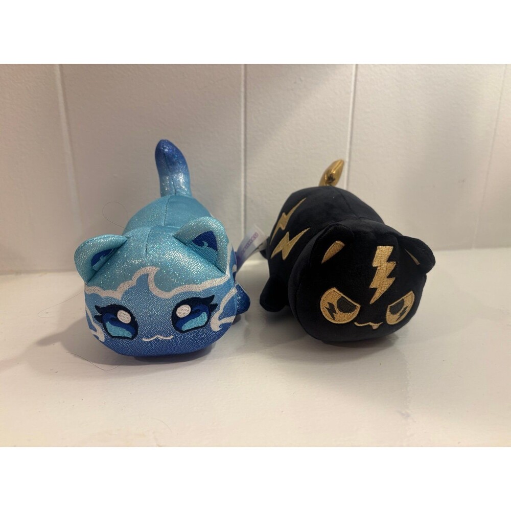 Aphmau MeeMeows blind box Plush Water Cat and Lightning Cat Elemental Series